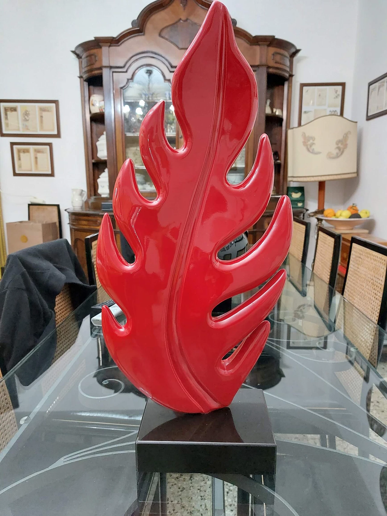 Sculpture Fire by Martinez, fibreglass, 1970s 3