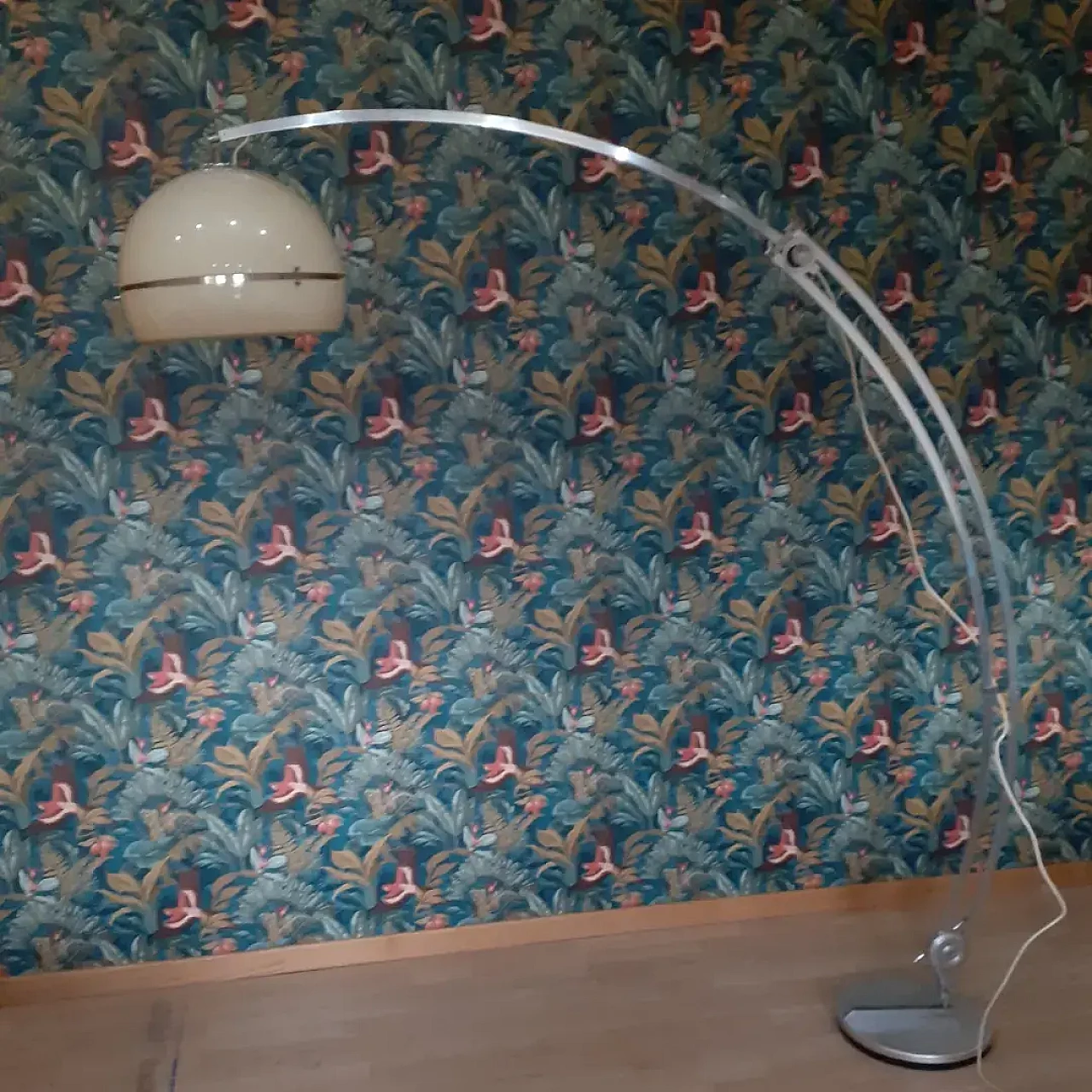 Metal and plastic floor lamp, 1970s 2