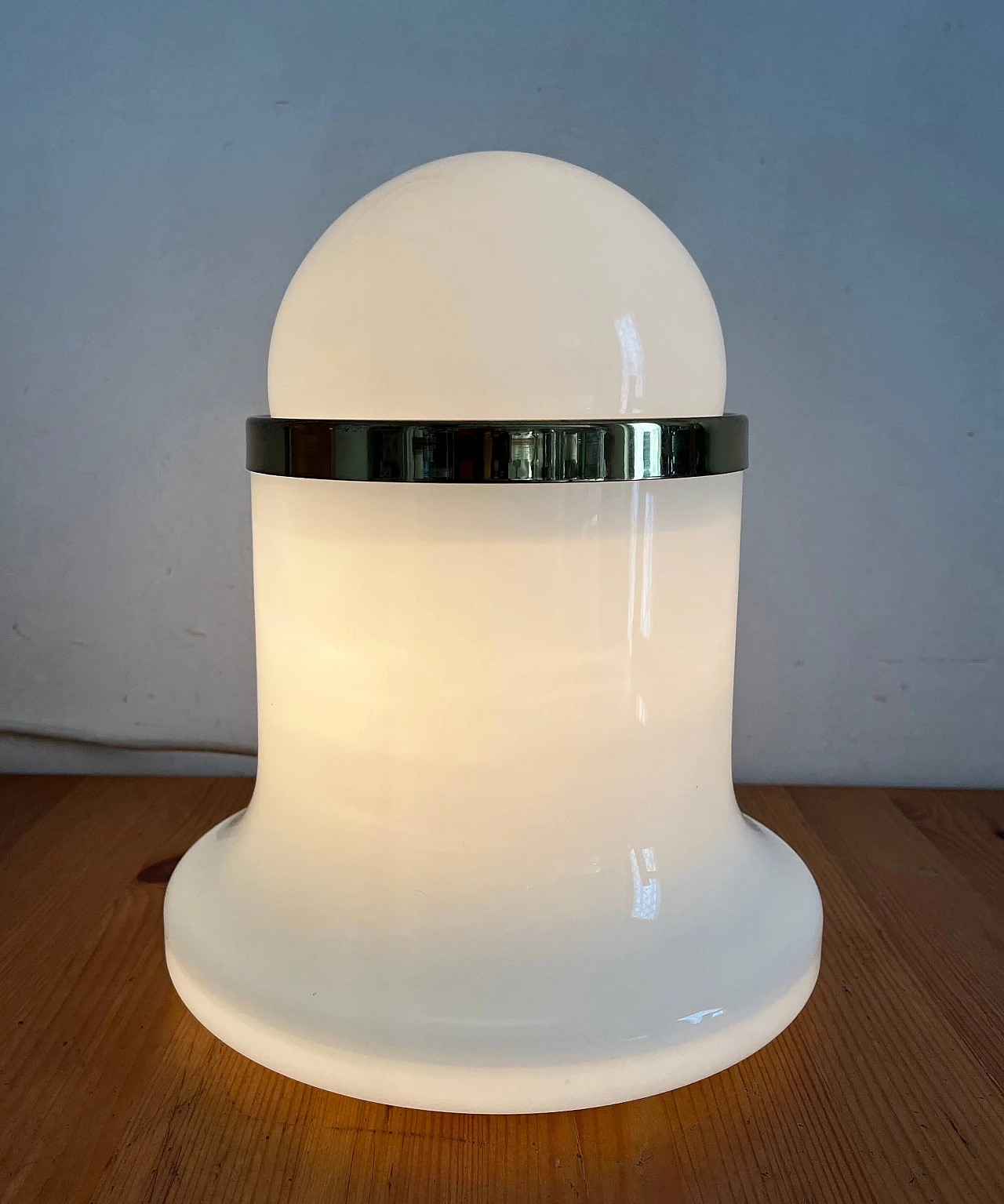 Opaline table lamp by Goffredo Reggiani for Reggiani, 1970s 1