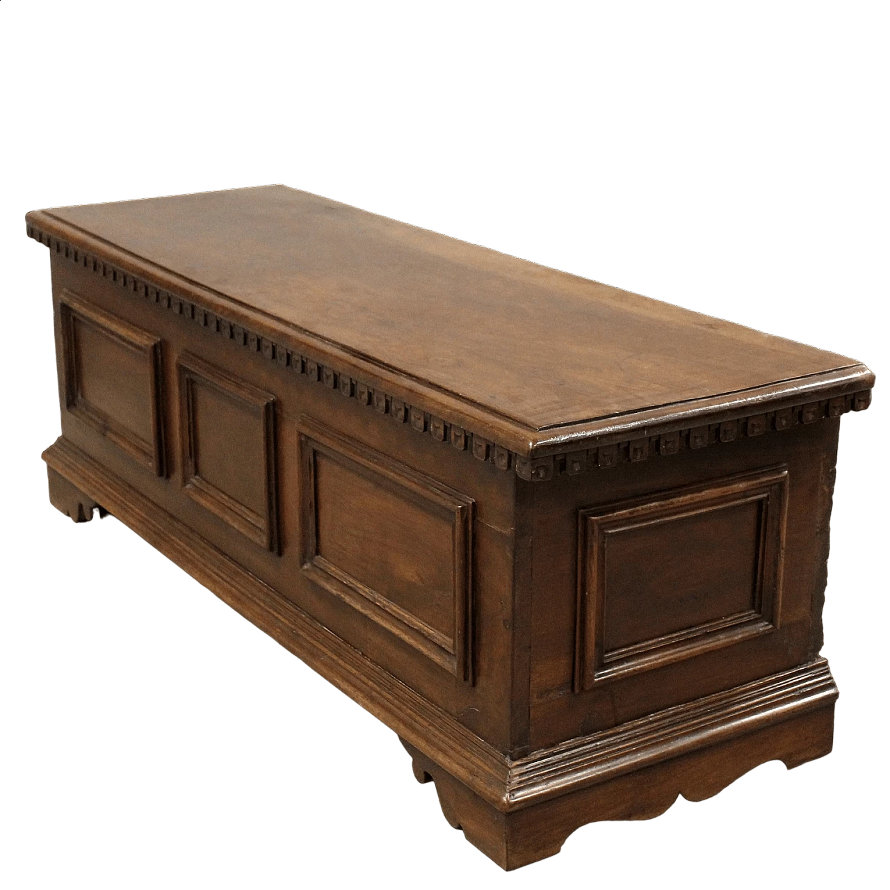 Solid walnut chest, 18th century 11