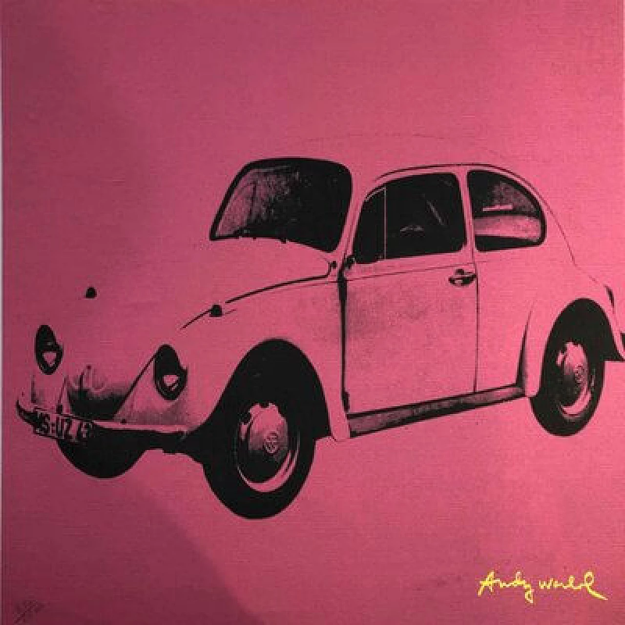 Andy Warhol, Volkswagen, litografia, anni '80 1