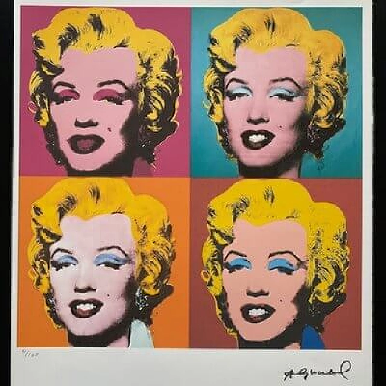Andy Warhol, Marilyn Monroe, colour screenprint, 1990s 1