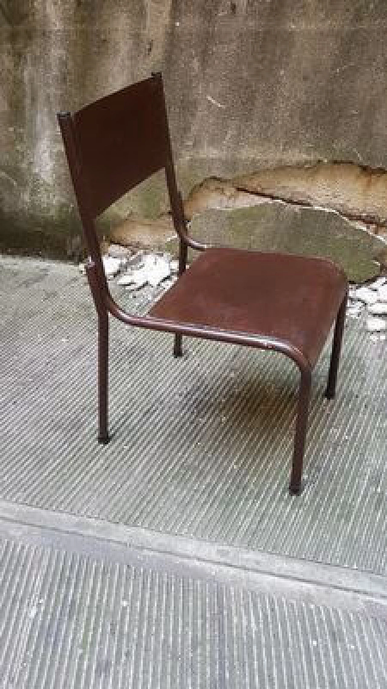 Iron dining chair, 1930s 1