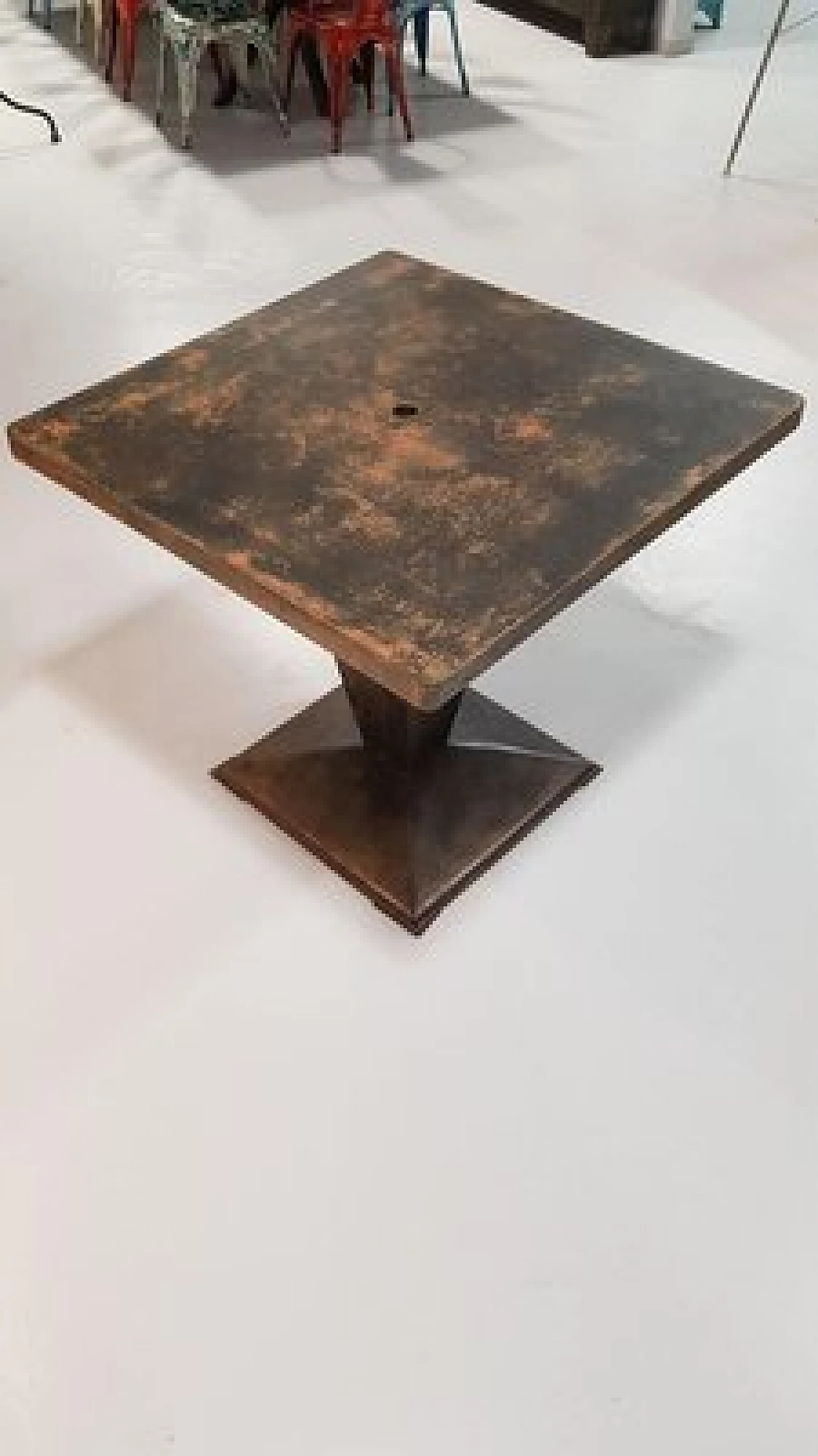 Cube dining table for Tolix, 1950s 2