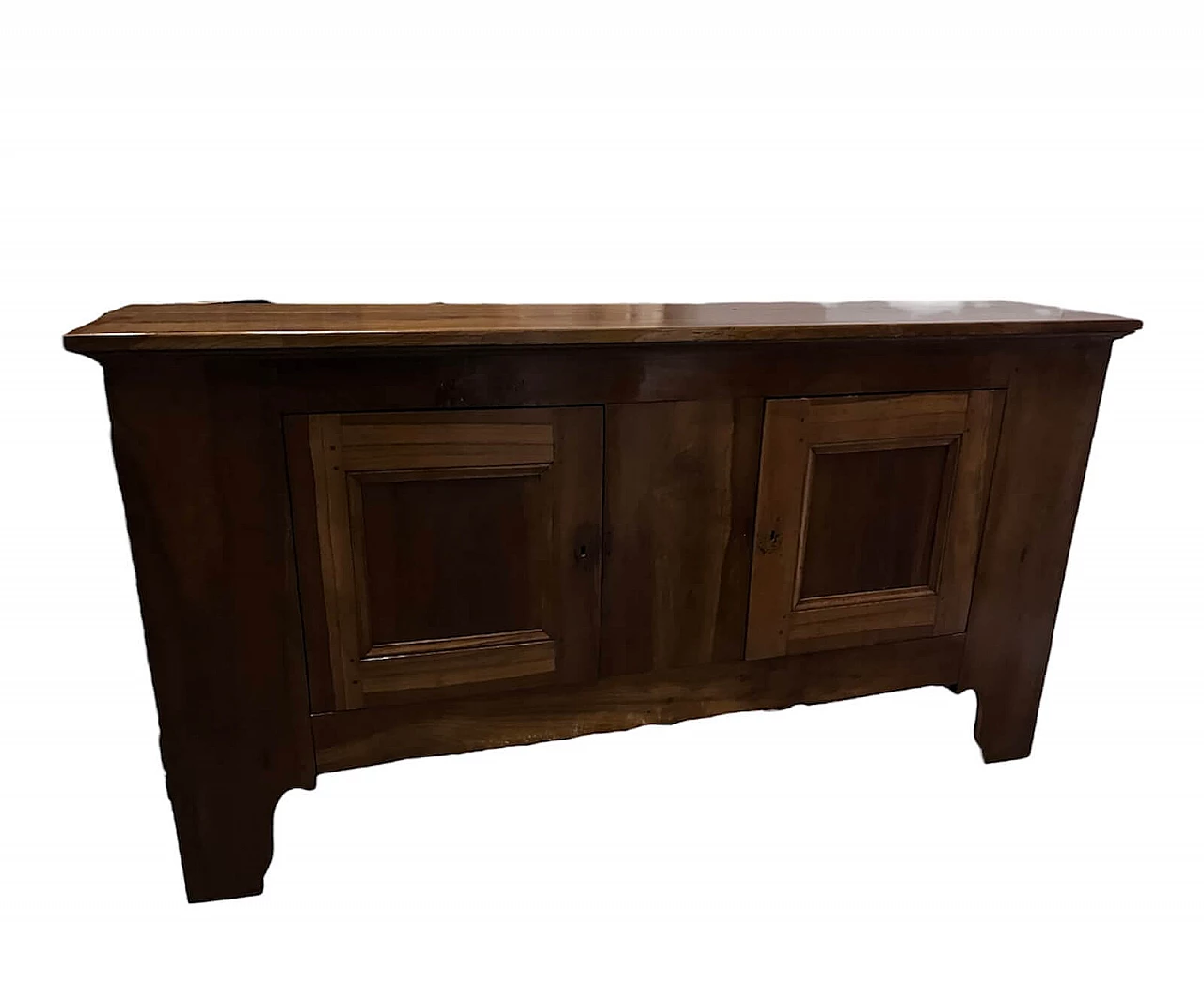 Solid cherry wood sideboard with two doors, 19th century 3