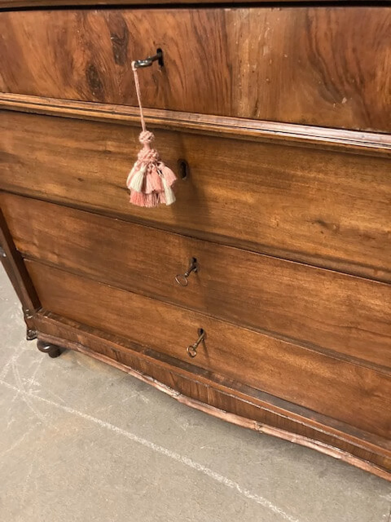 Louis Philippe solid walnut dresser, mid-19th century 3