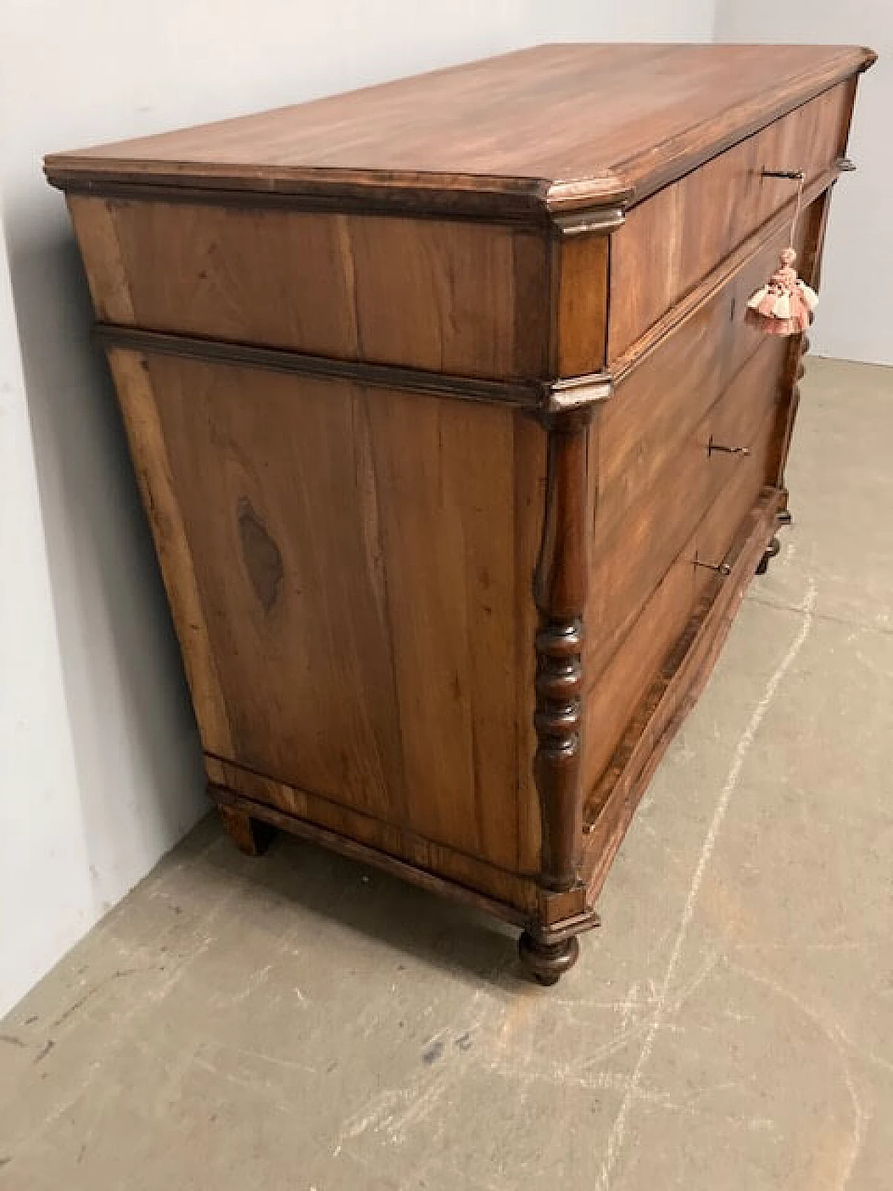 Louis Philippe solid walnut dresser, mid-19th century 6