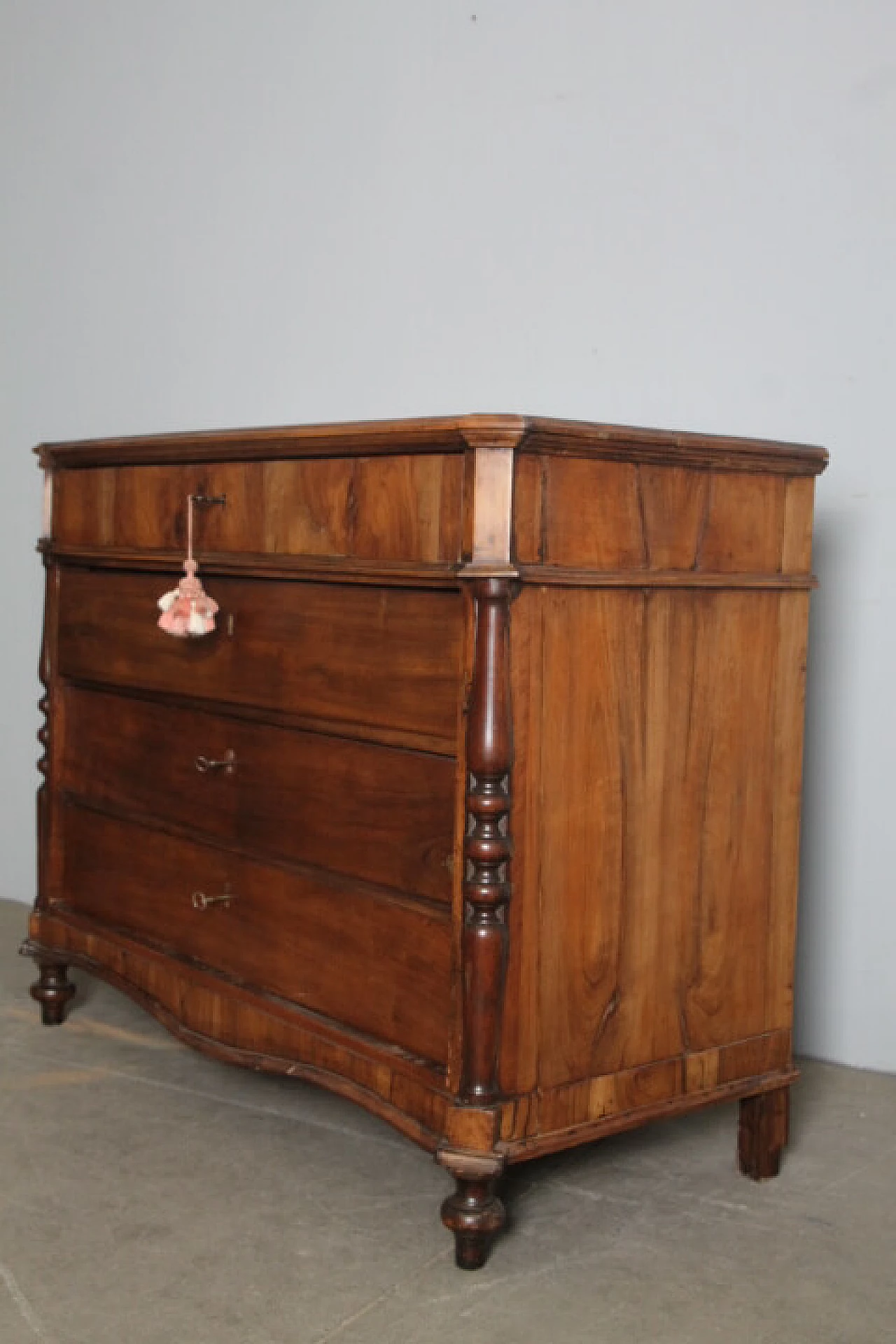 Louis Philippe solid walnut dresser, mid-19th century 8