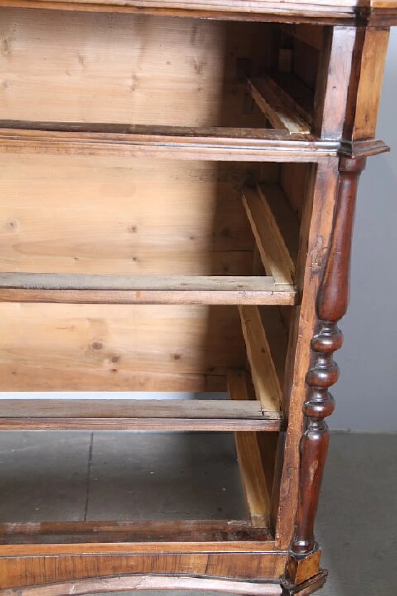 Louis Philippe solid walnut dresser, mid-19th century 12