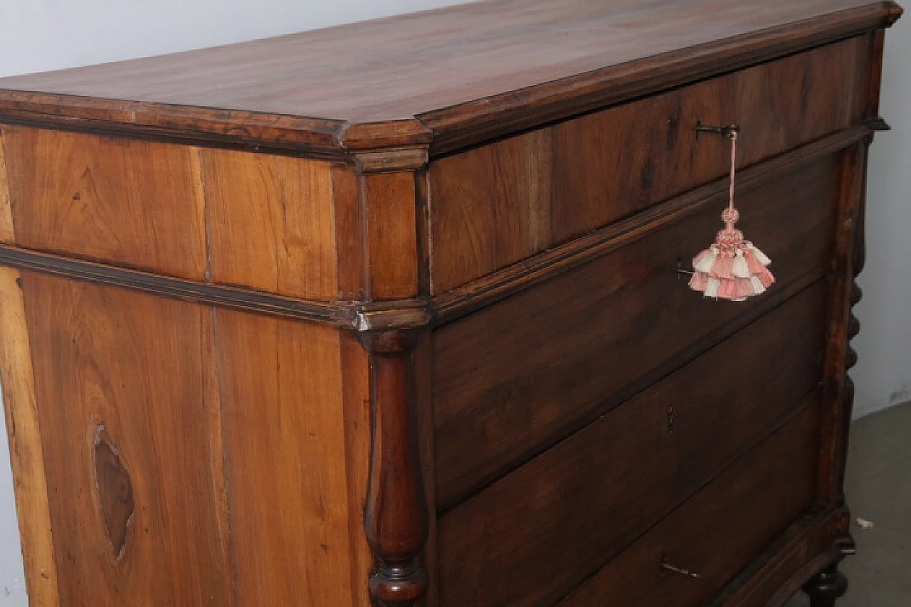 Louis Philippe solid walnut dresser, mid-19th century 13