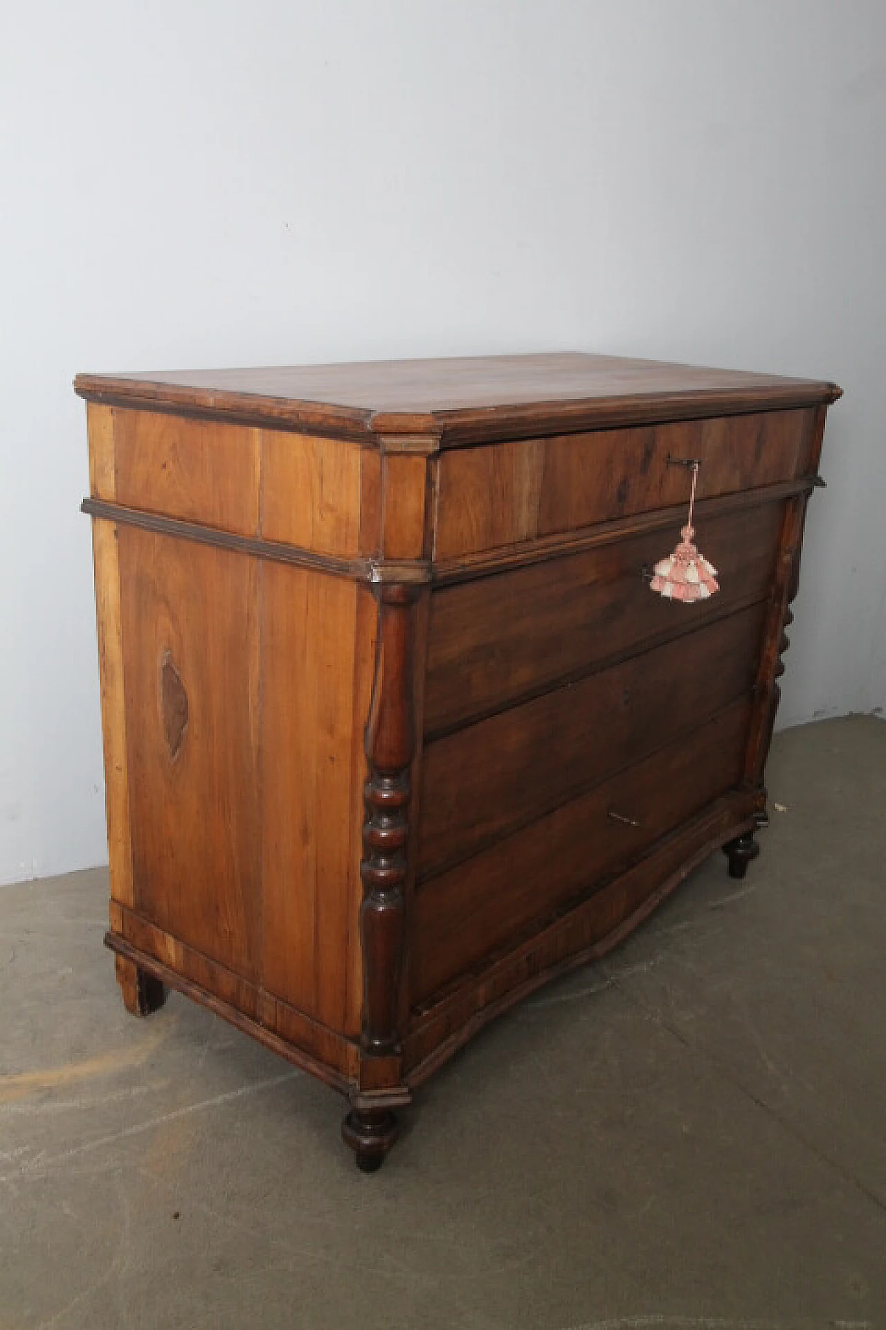 Louis Philippe solid walnut dresser, mid-19th century 14