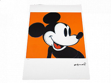 Andy Warhol peintures Mickey Mouse