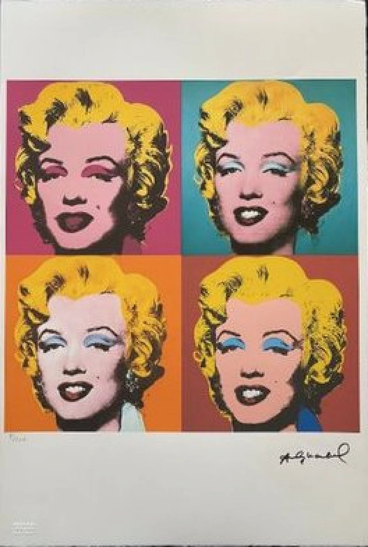 Andy Warhol, Marilyn Monroe, colour screenprint, 1990s 7