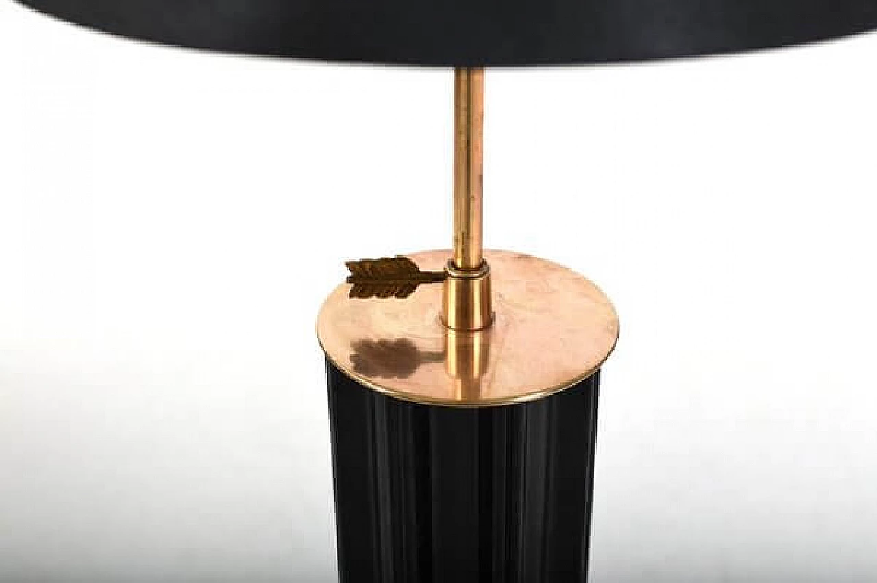 Danish bakelite and brass table lamp, 1930s 5