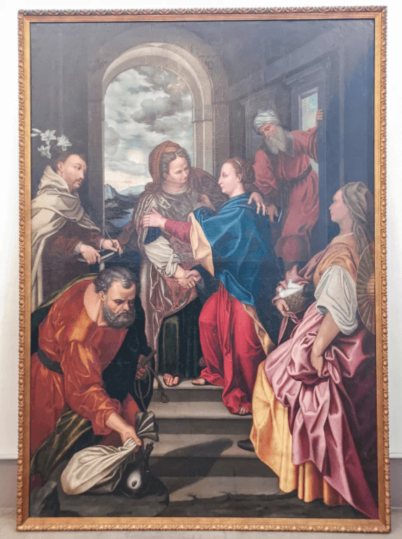 Visitation of Mary, after Federico Barocci, oil painting, end 16th century 5