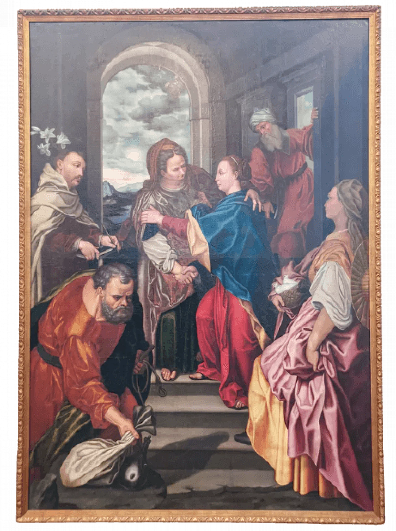 Visitation of Mary, after Federico Barocci, oil painting, end 16th century 14