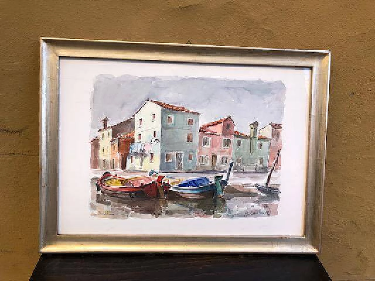 G. Castrovilli, Burano glimpse, watercolour 5