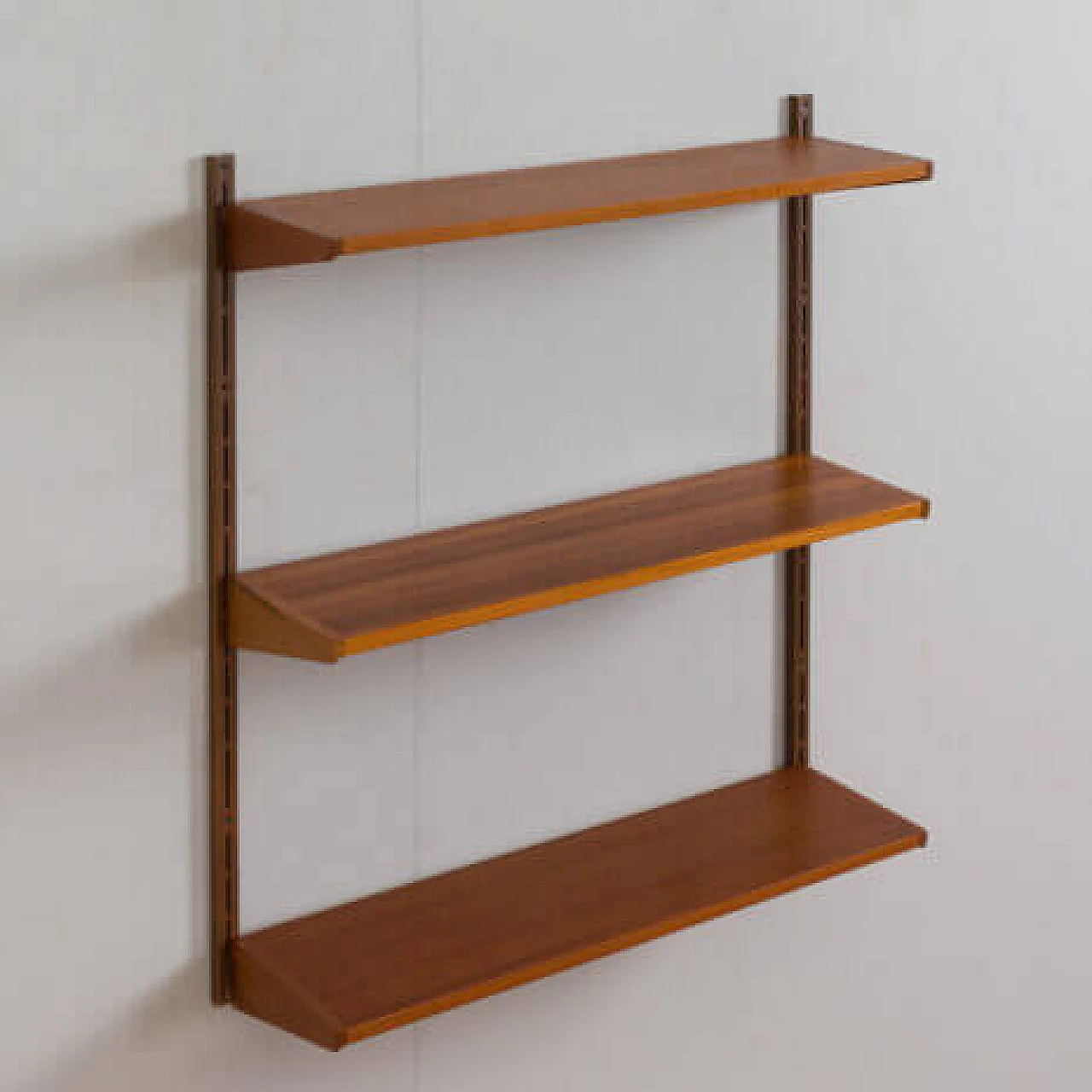 Teak hanging bookcase by Kai Kristiansen for FM Møbler, 1960s 6