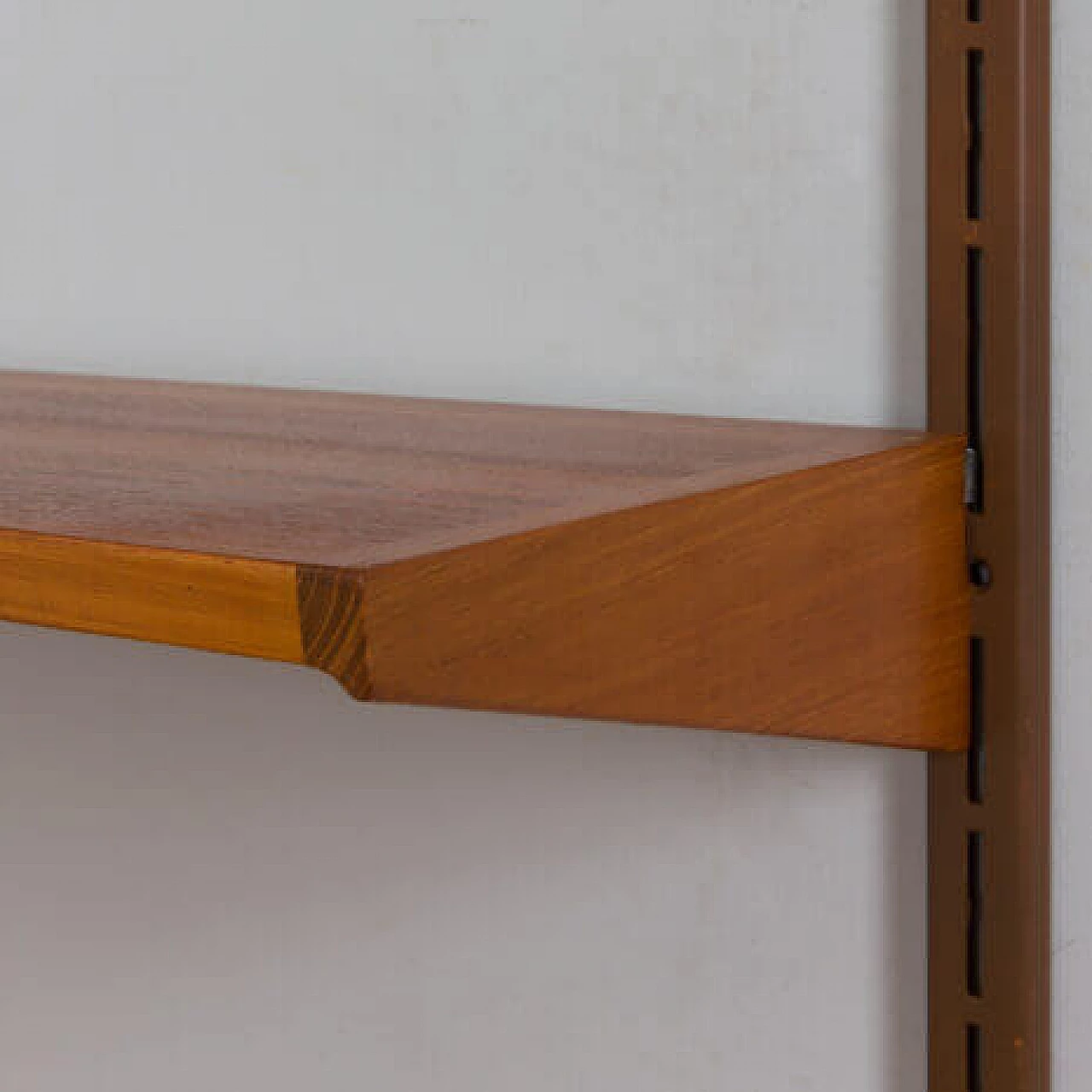 Teak hanging bookcase by Kai Kristiansen for FM Møbler, 1960s 7