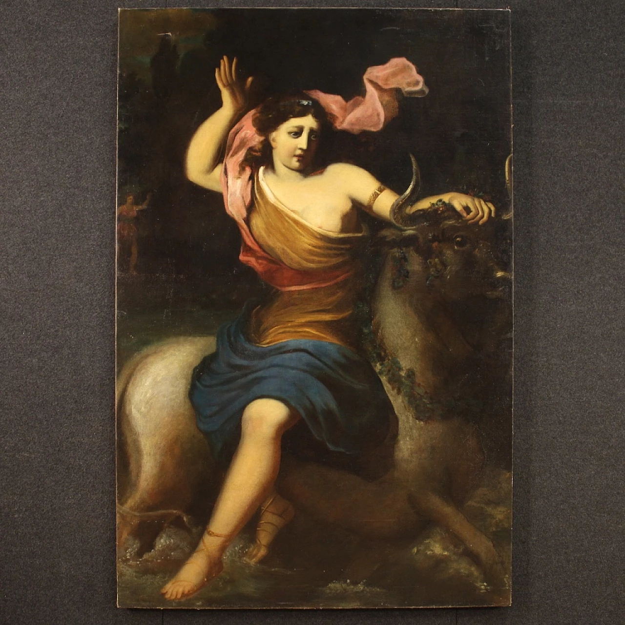 Rape of Europa, oil painting on canvas, second half of 17th century 1