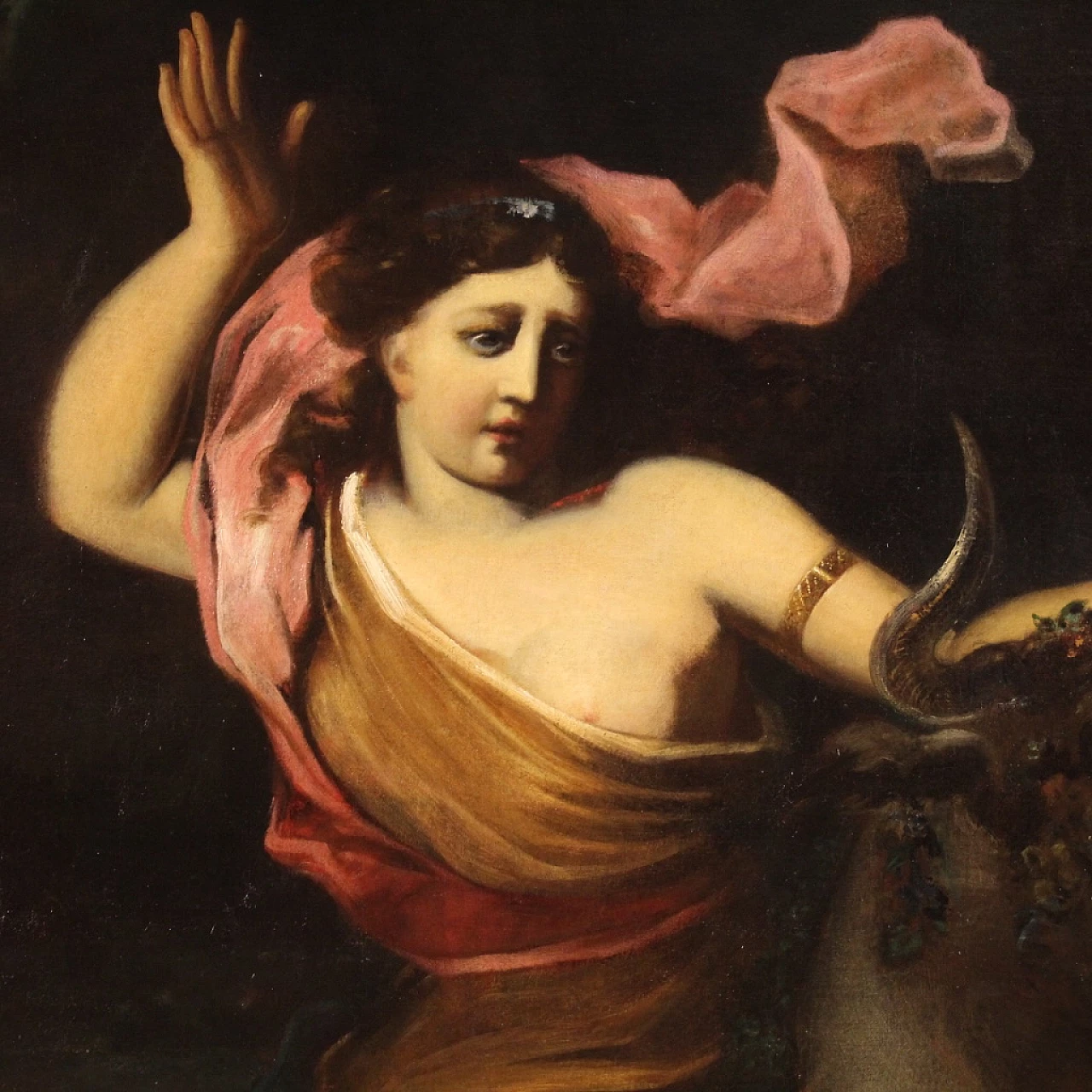 Rape of Europa, oil painting on canvas, second half of 17th century 4