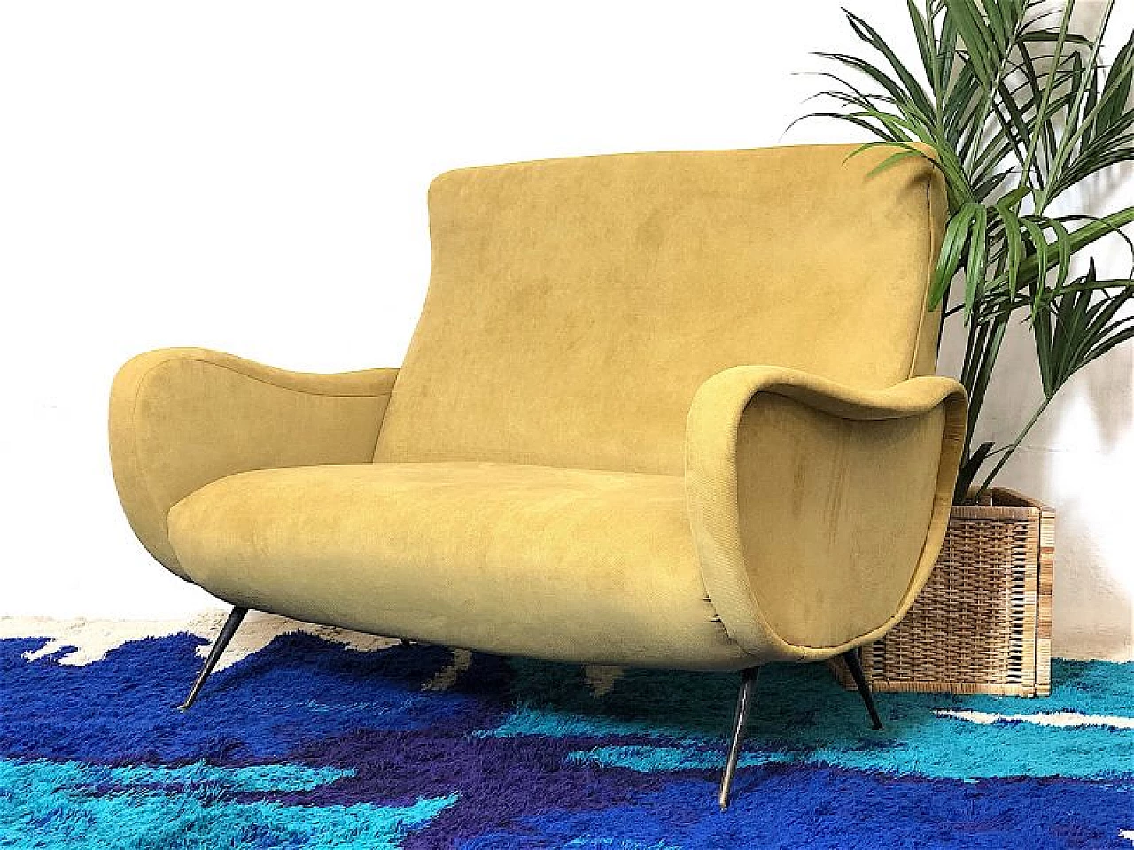 Lady 2 seater sofa by Marco Zanuso, 1950s 1