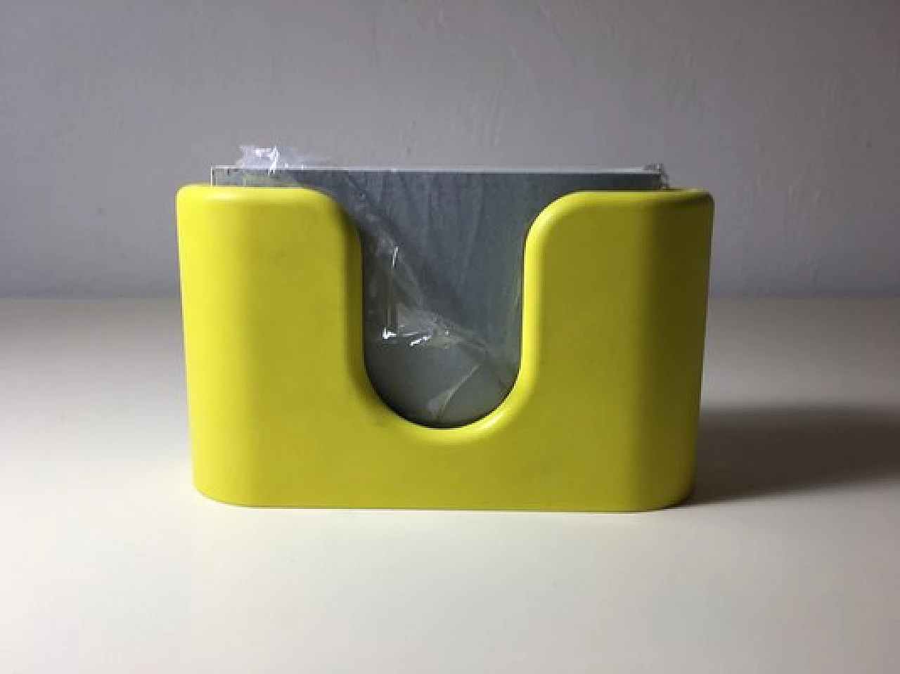 Yellow note holder by Albert Leclerc for Olivetti, 1960s 7