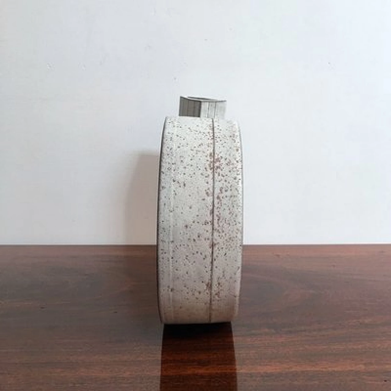 Cornovaso sculptural vase in clay by Alessio Tasca, 1960s 4