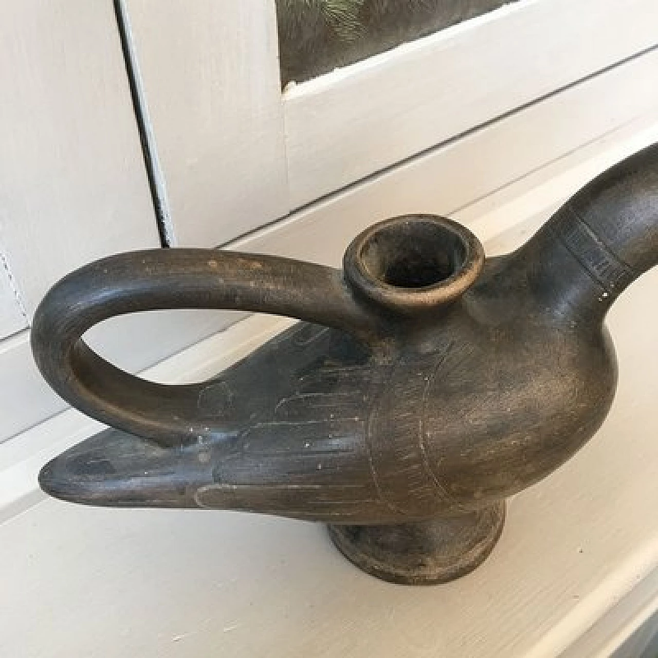 Terracotta jug by Renato Giavoli, 1950s 6