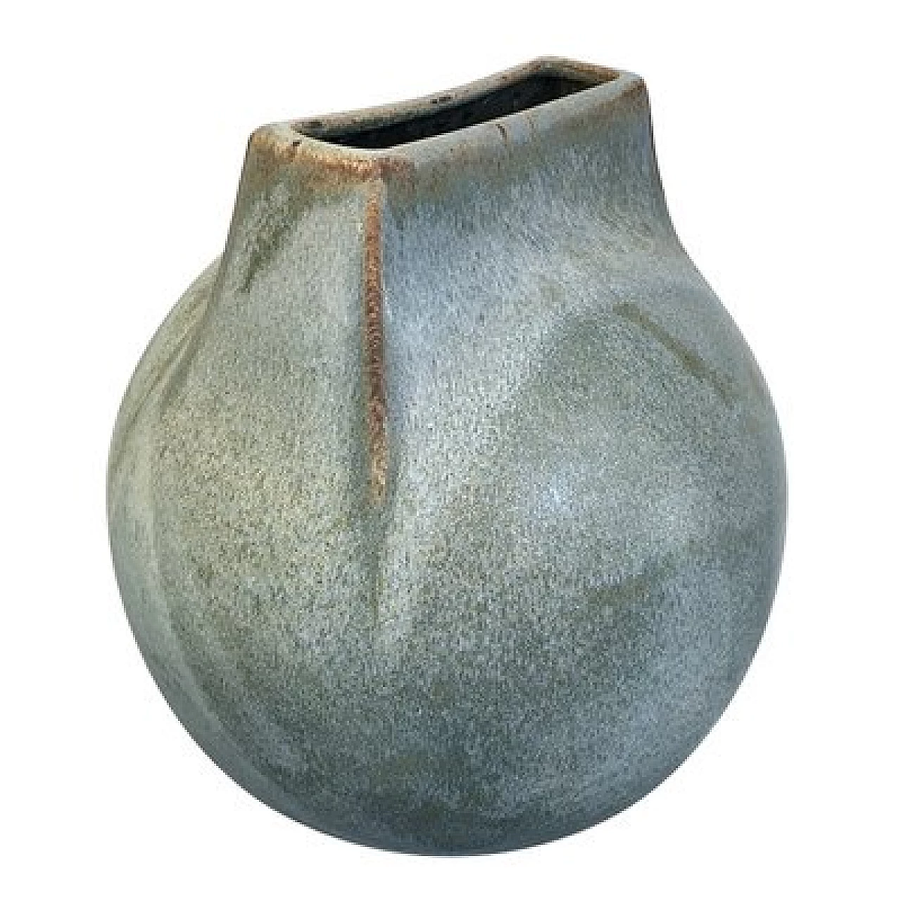 Stoneware vase by Franco Bucci for Laboratorio Pesaro, 1970s 1