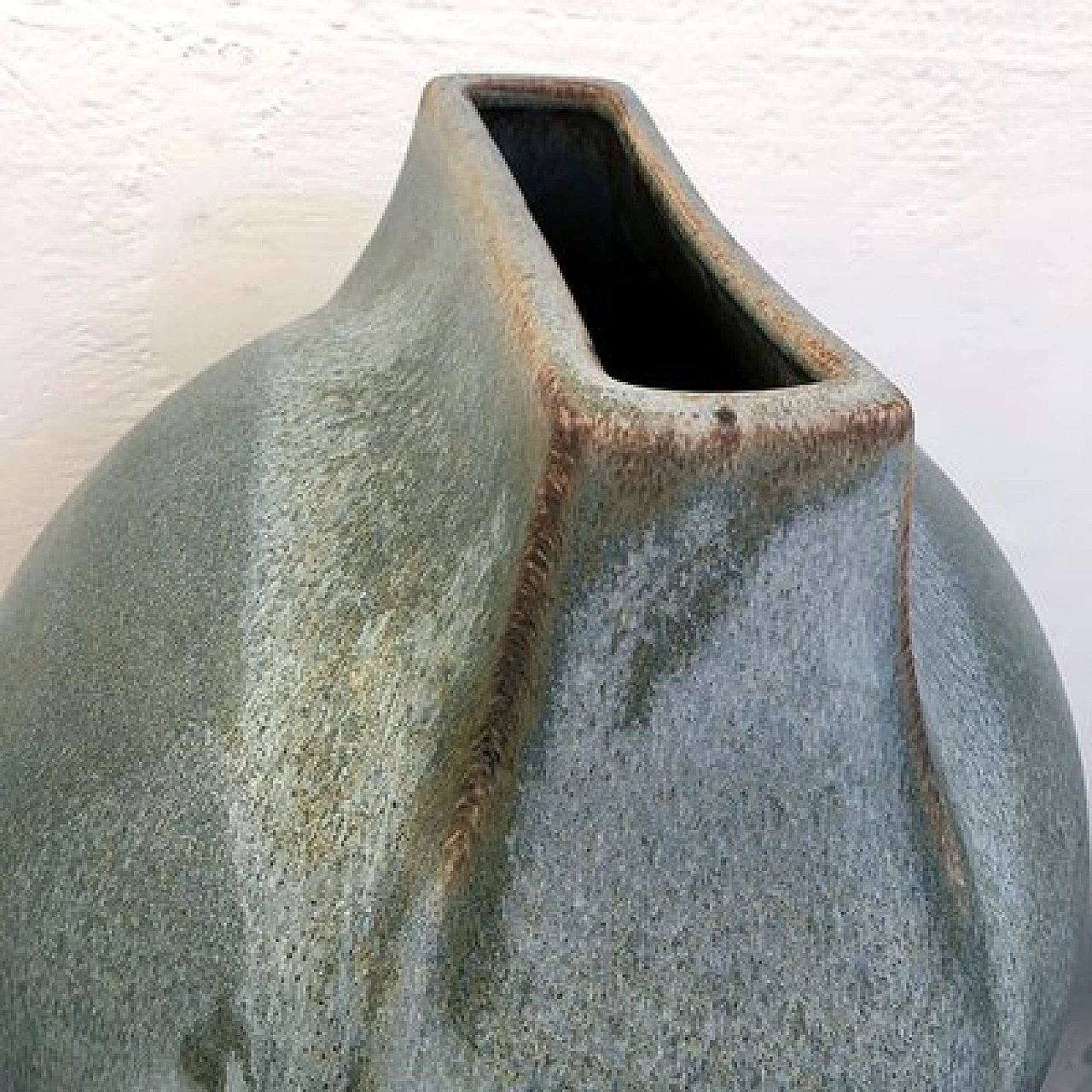 Stoneware vase by Franco Bucci for Laboratorio Pesaro, 1970s 9