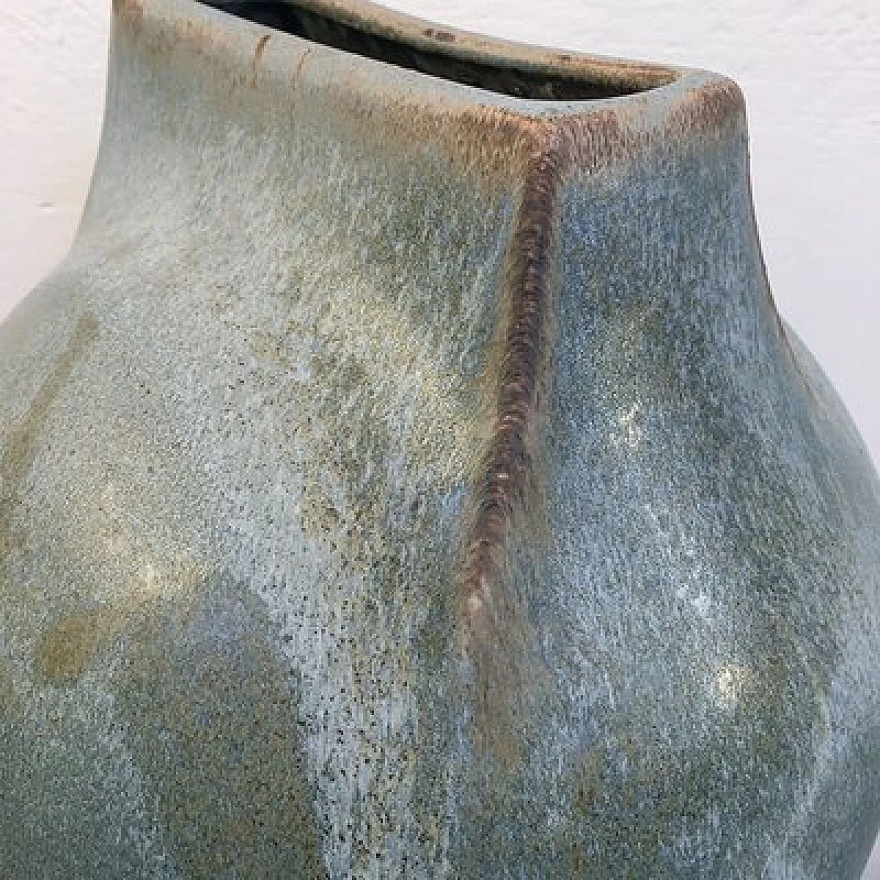 Stoneware vase by Franco Bucci for Laboratorio Pesaro, 1970s 11