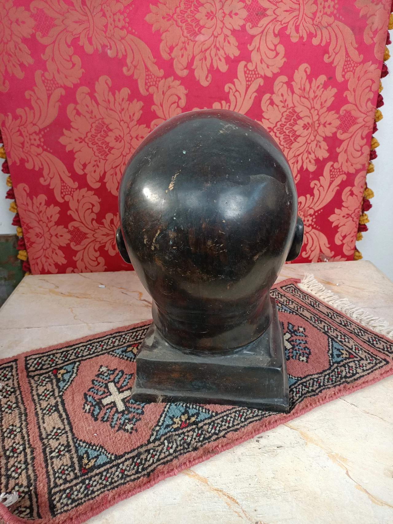 Bronze head of Benito Mussolini, early 20th century 1