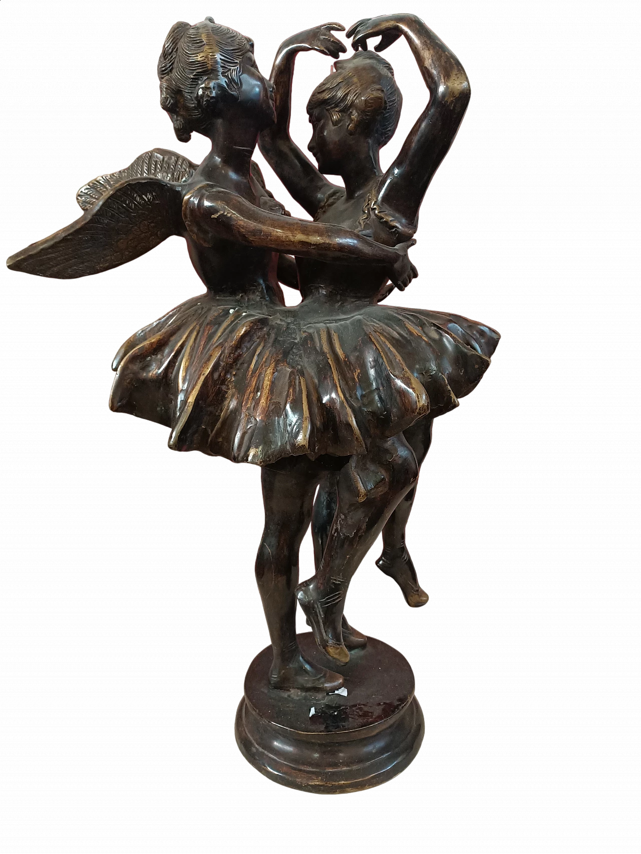 Bronze sculpture of dancers, early 20th century 6