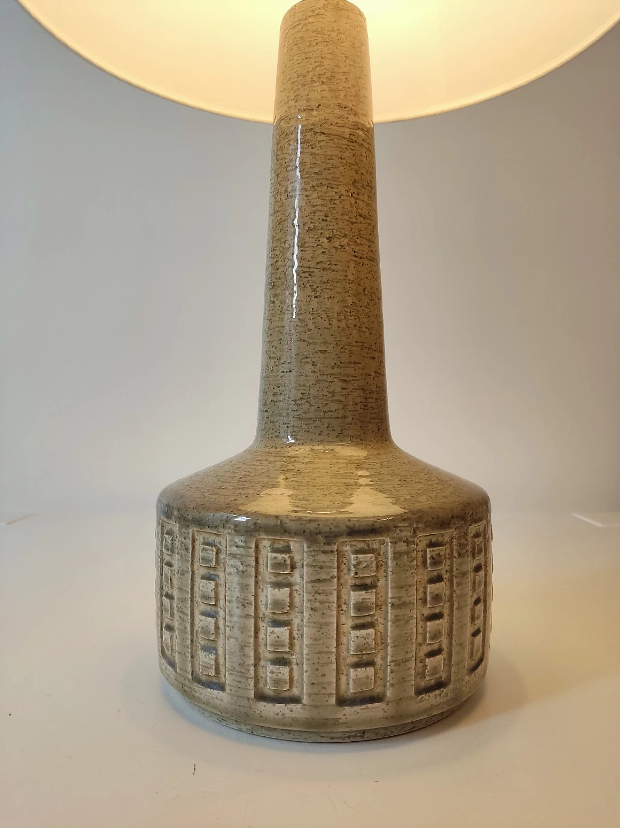 Palshus ceramic table lamp by Per Linnemann, 1960s 5