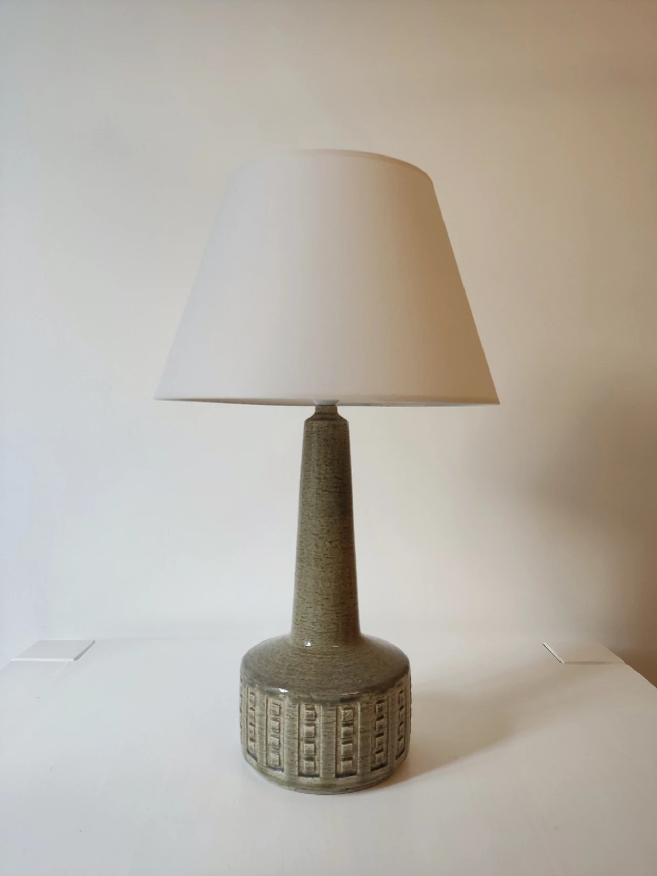 Palshus ceramic table lamp by Per Linnemann, 1960s 7