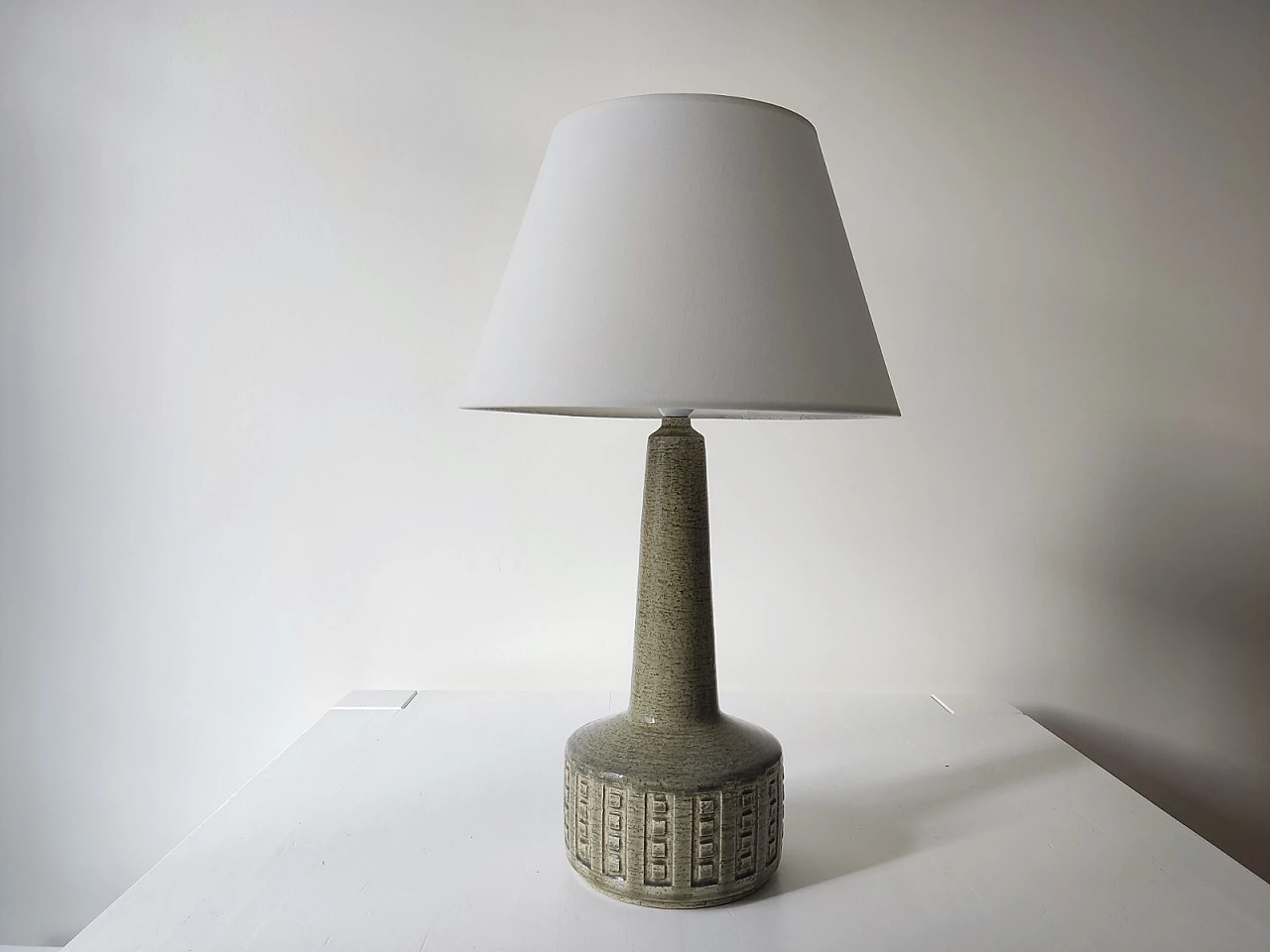 Palshus ceramic table lamp by Per Linnemann, 1960s 8