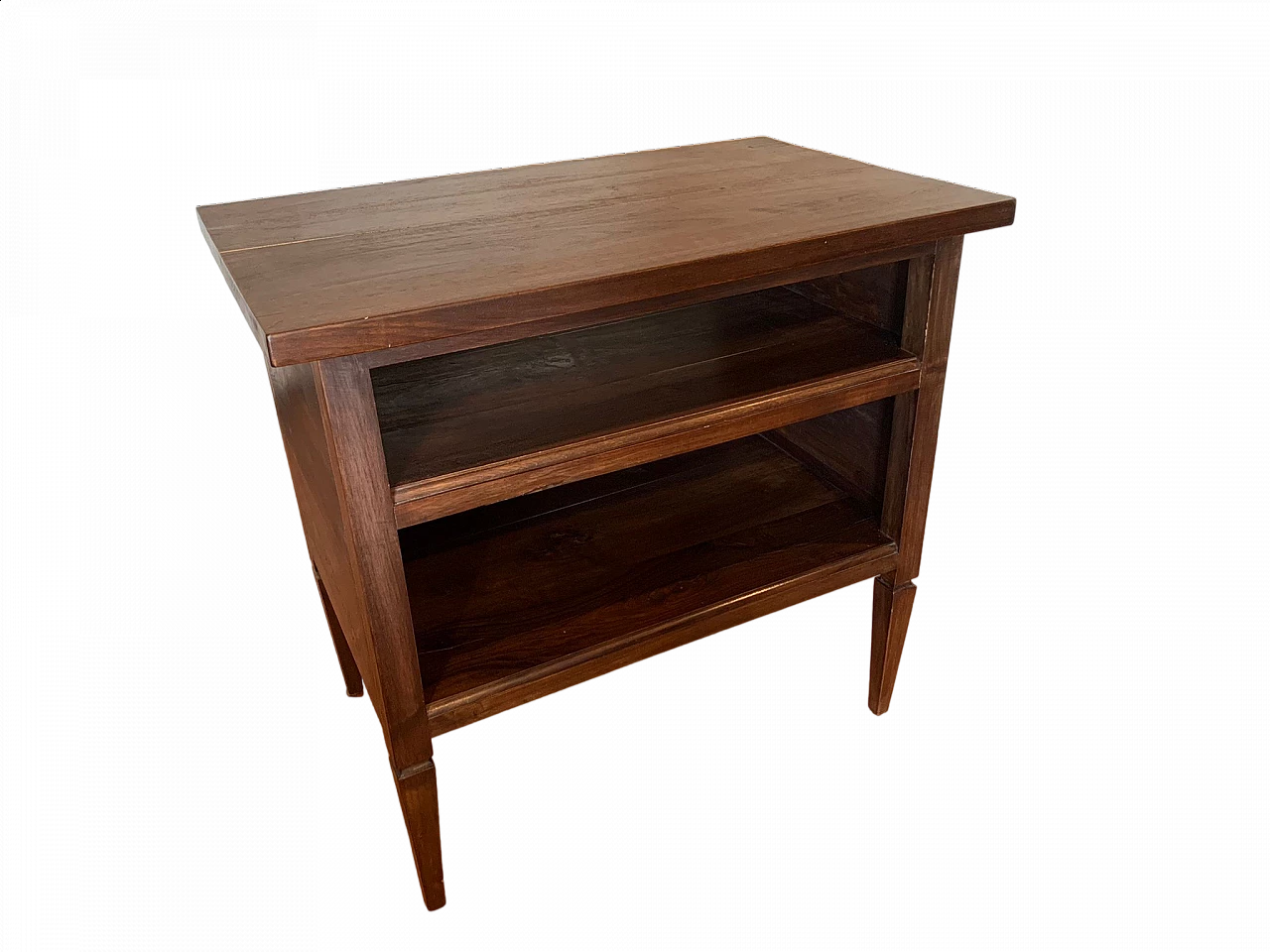 Solid wood TV stand table, 1950s 9