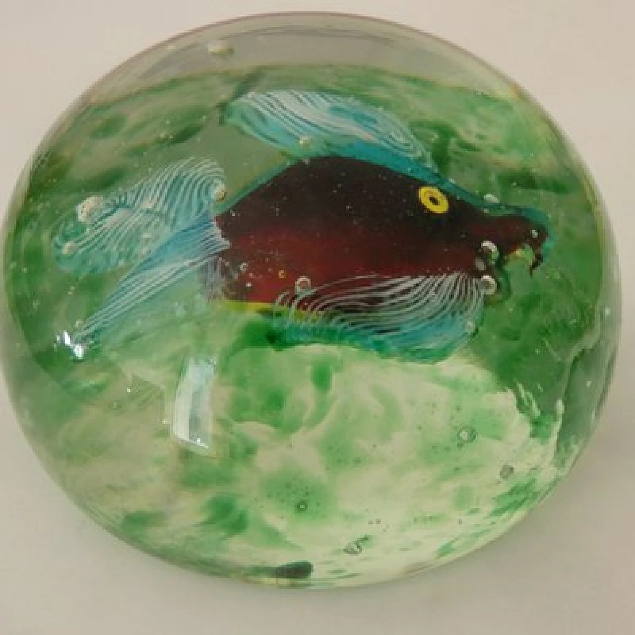 Scorpionfish paperweight in Murano glass attributed to Avem Furnace, 1950s 3
