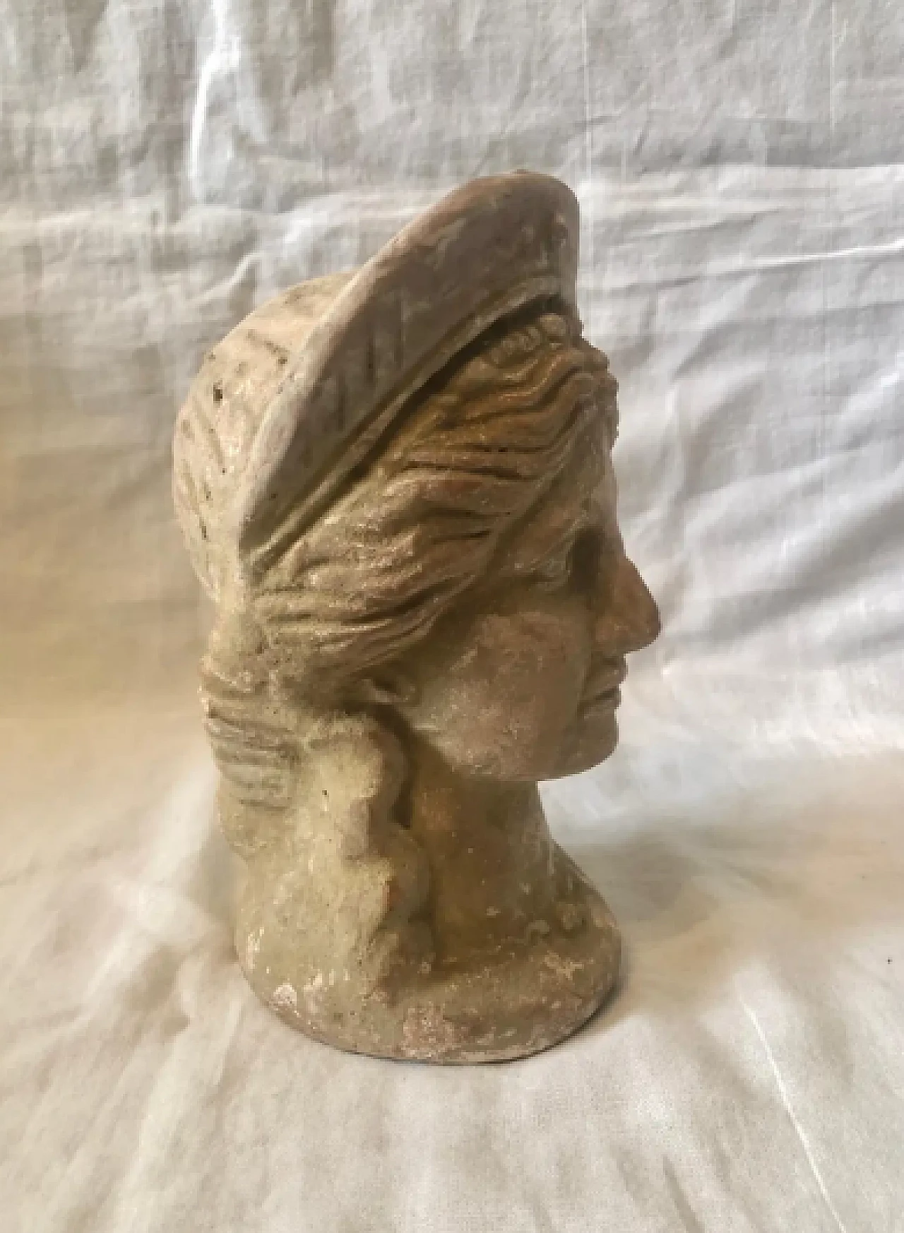 Terracotta sculpture of Juno's head, 19th century 5