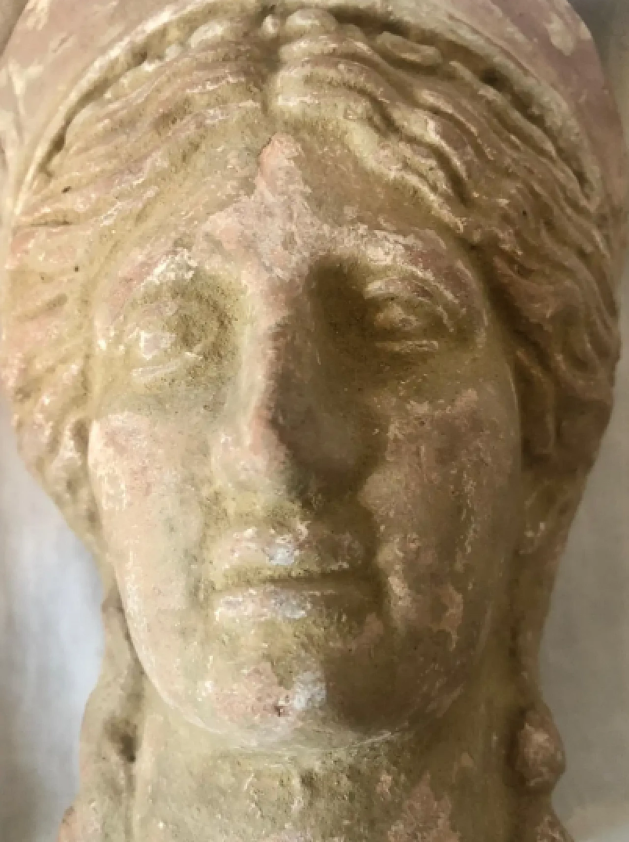 Terracotta sculpture of Juno's head, 19th century 7