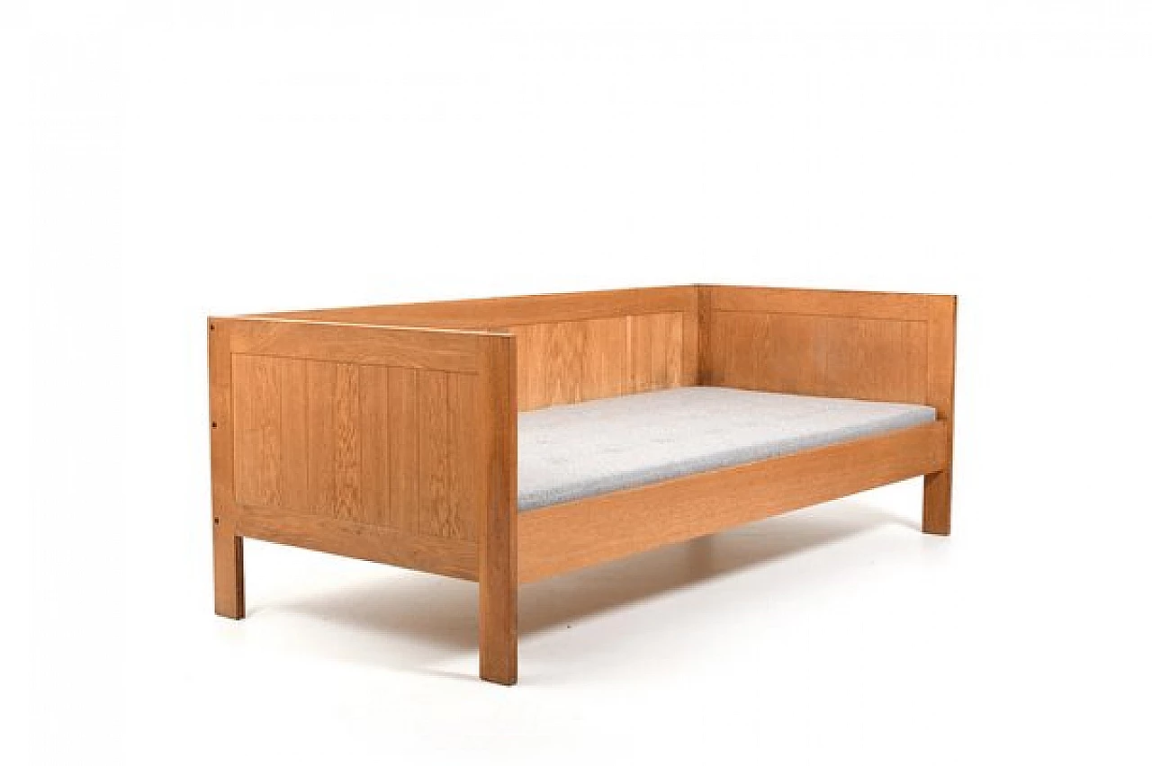 Oak daybed in the style of Børge Mogensen and Kurt Østervig, 1960s 3