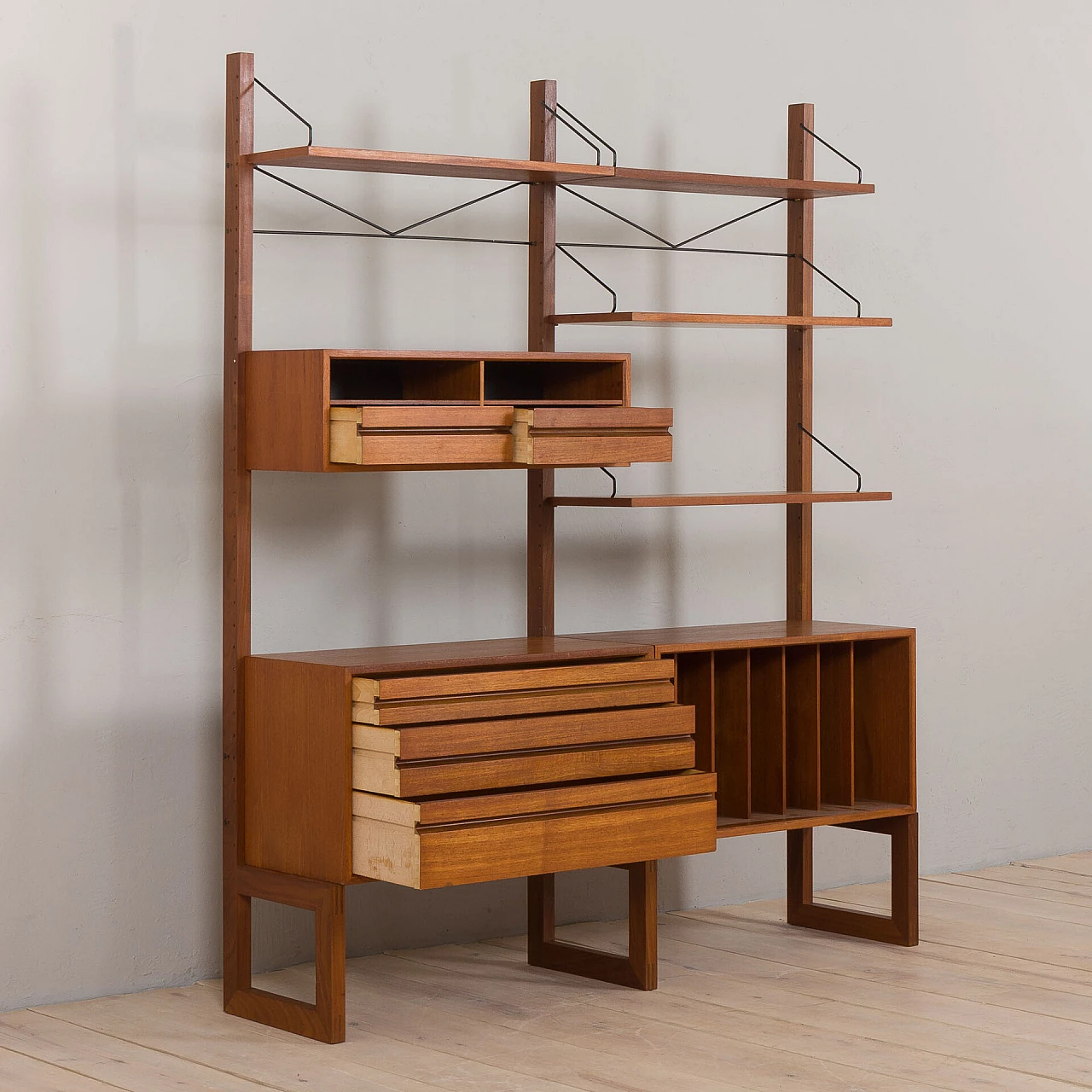 Teak Royal bookcase by Poul Cadovius for Cado, 1960s 4