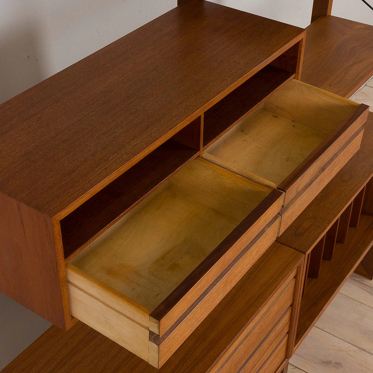 Libreria Royal in teak di Poul Cadovius per Cado, anni '60 10