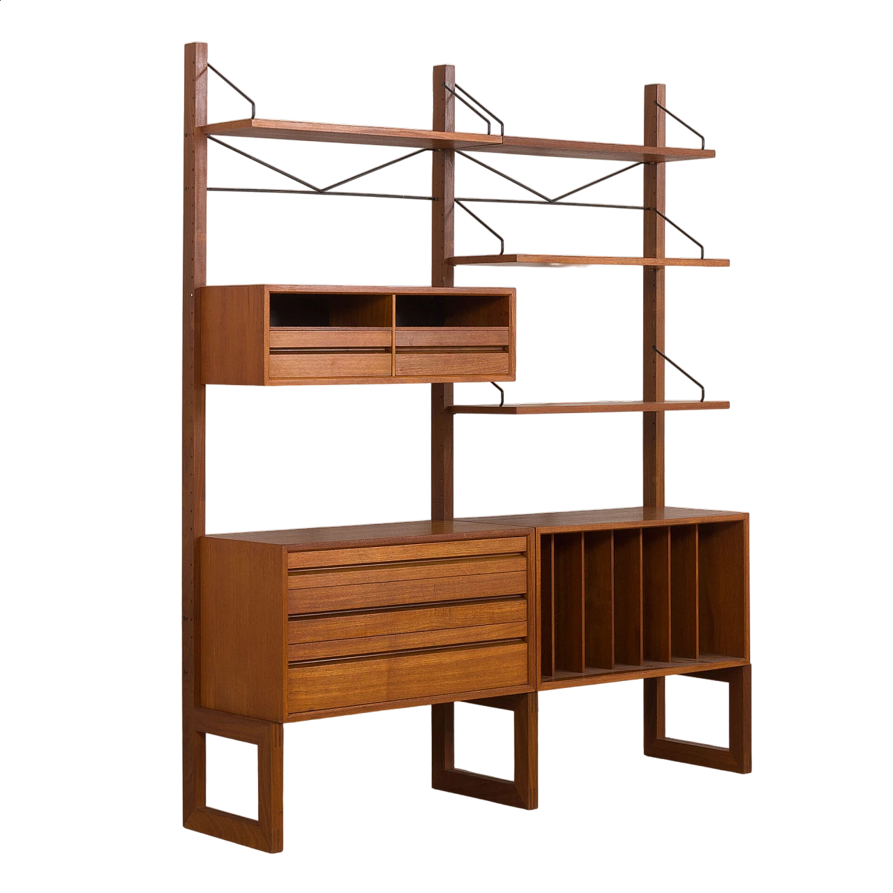 Teak Royal bookcase by Poul Cadovius for Cado, 1960s 20