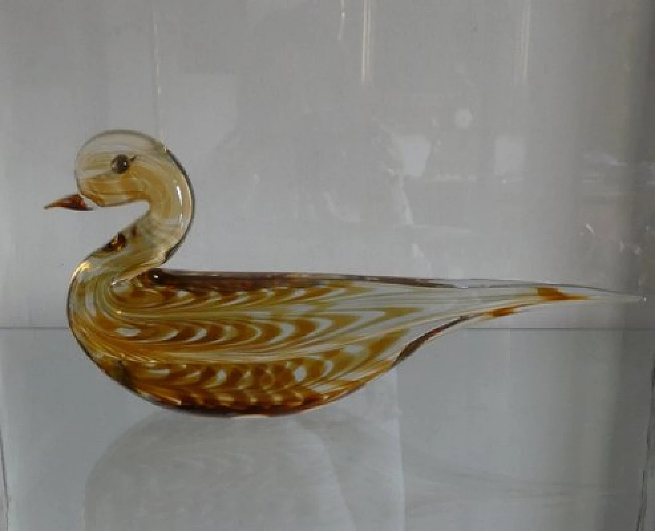 Murano glass dove statuette attributed to Gino Cenedese, 1960s 1