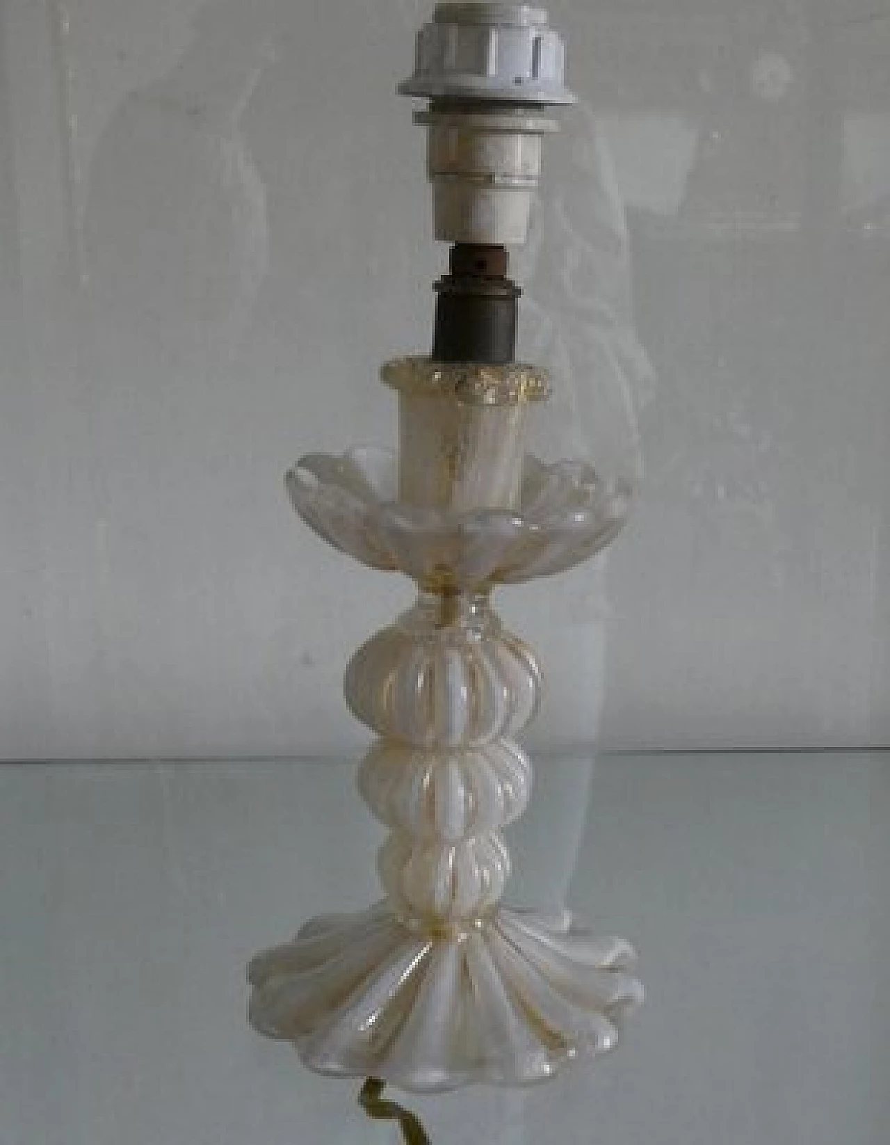 Murano glass table lamp by Ercole Barovier, 1930s 3