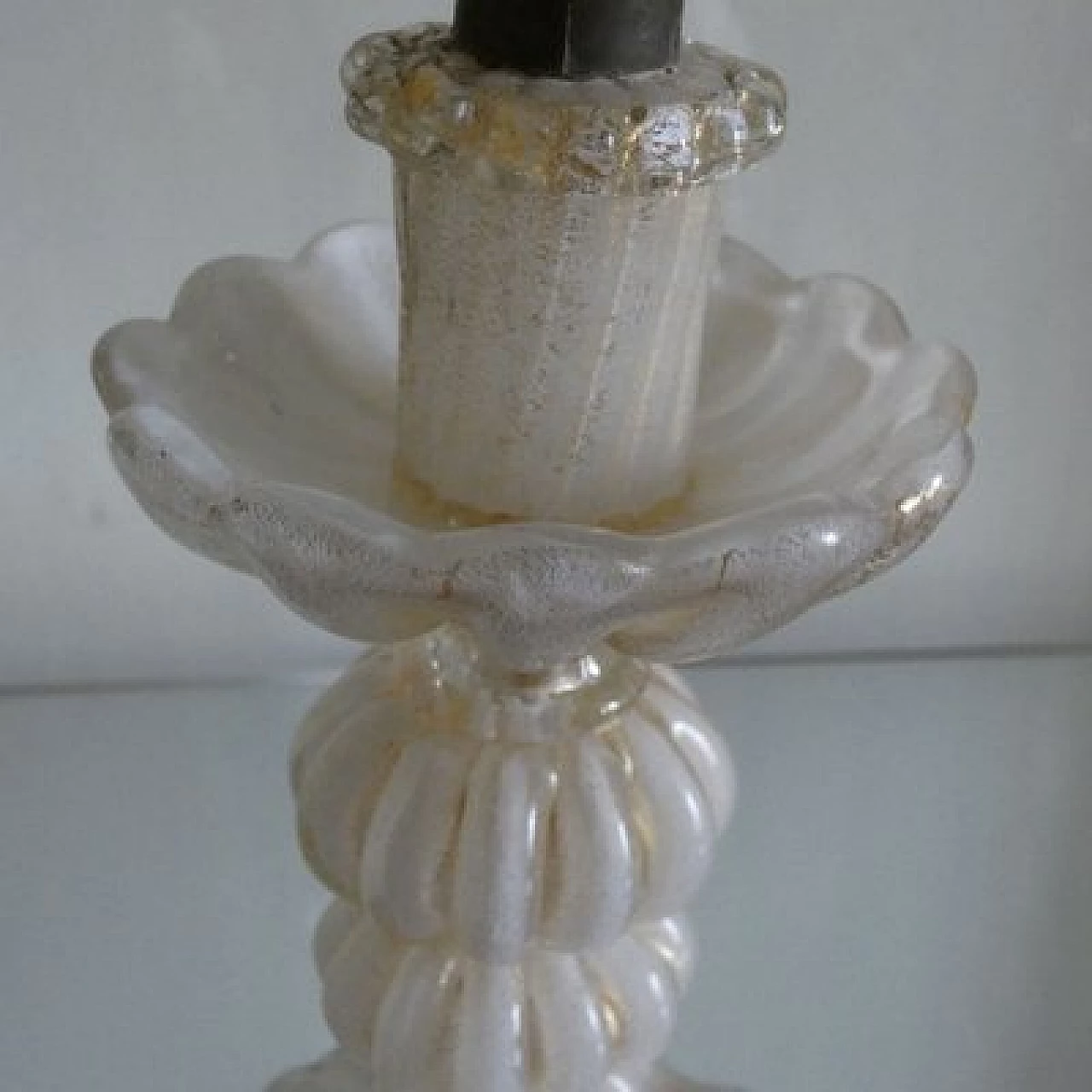 Lampada da tavolo in vetro di Murano di Ercole Barovier, anni '30 6