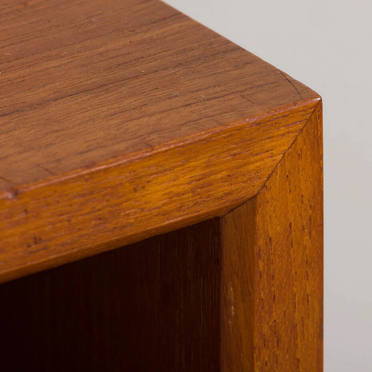 Teak entrance bookcase with console by Poul Cadovius for Cado, 1960s 10