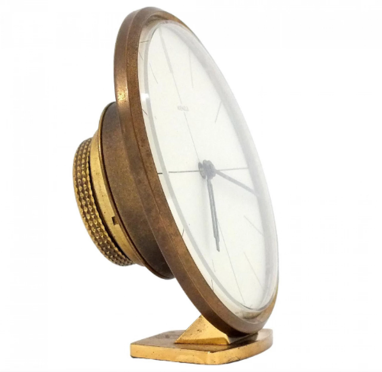 Art Deco clock by Heinrich Johannes Möller for Kienzle, 1950s 1